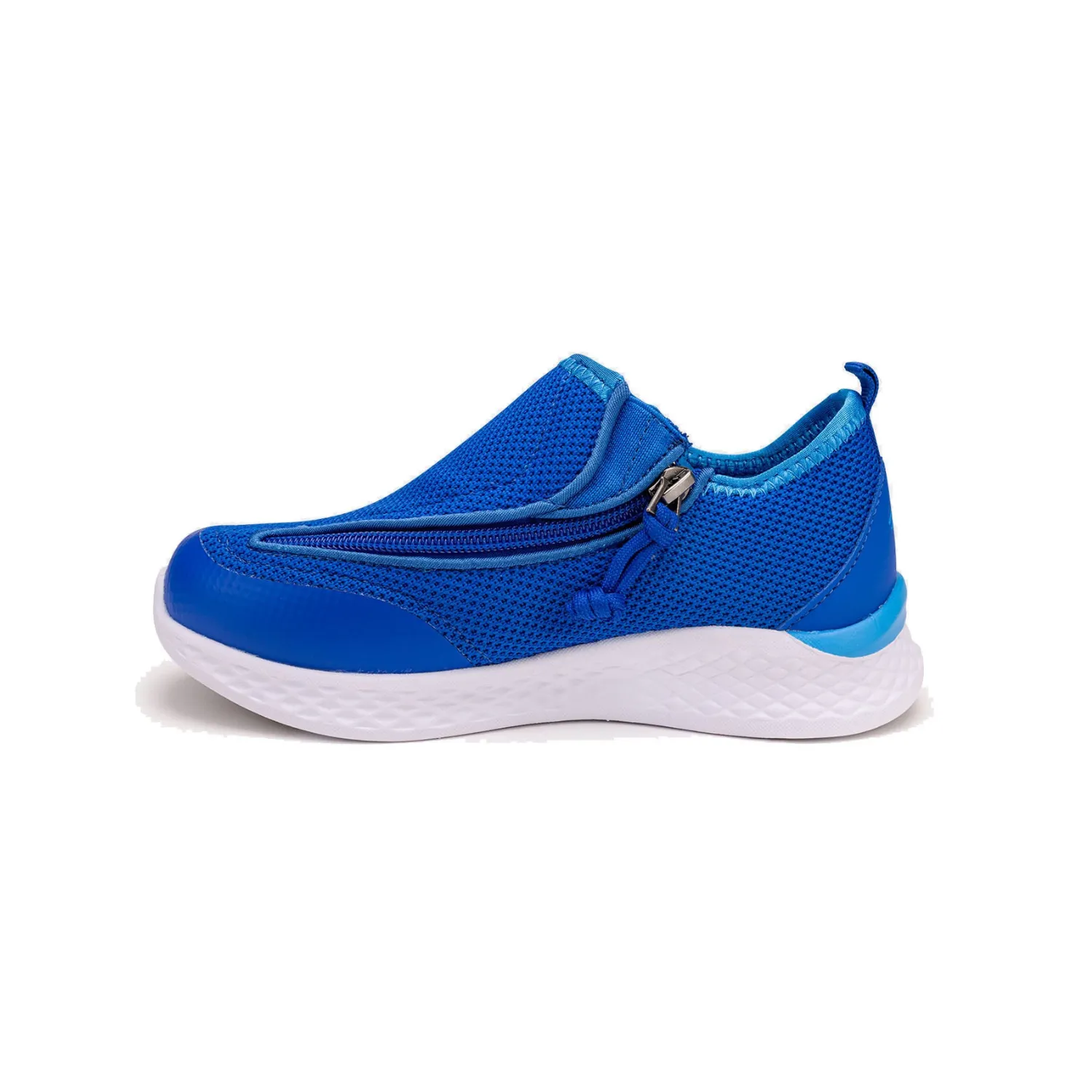 Kid's Lightweight Cobalt Shoes with Front Zipper Access