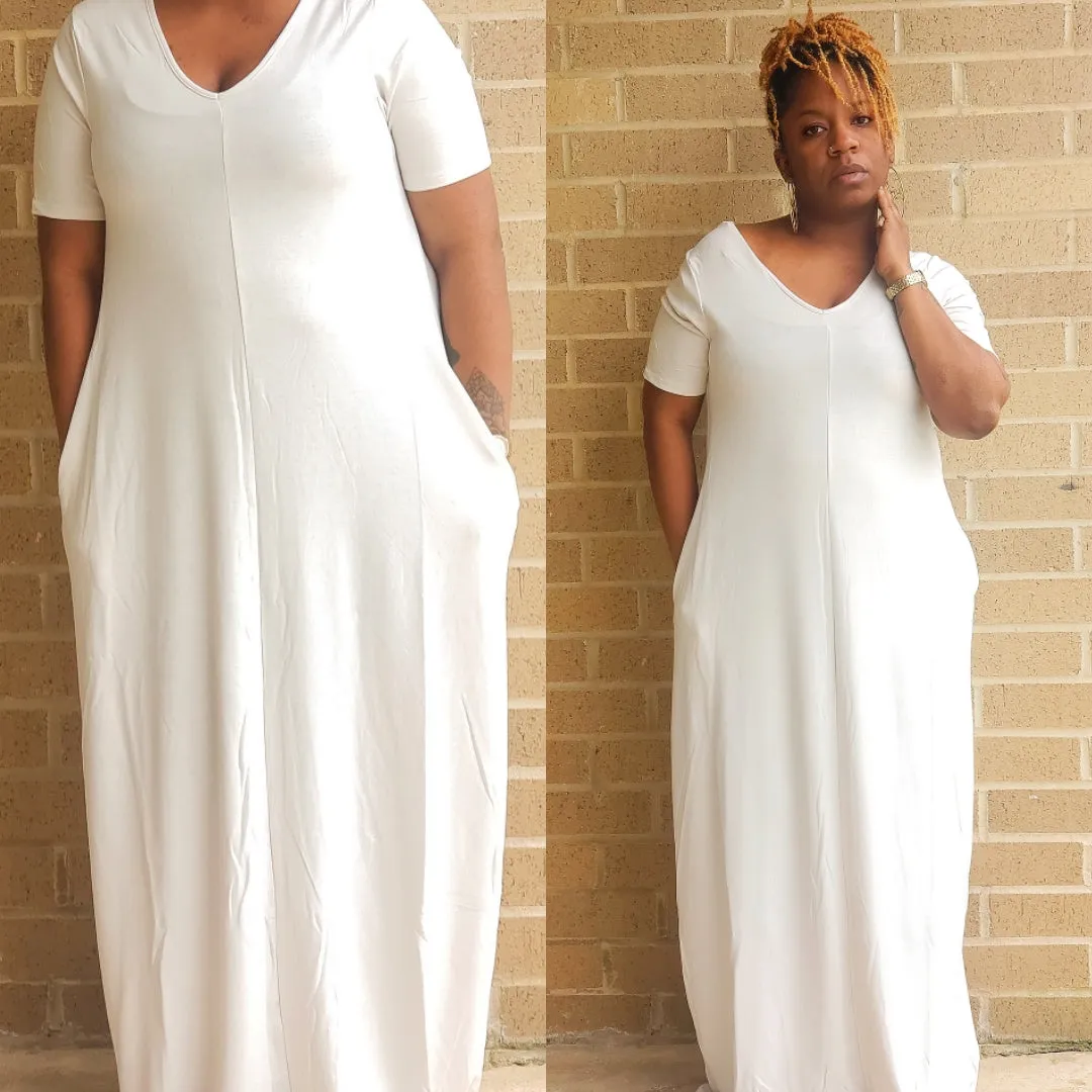 LAUREN - Jersey Maxi Dress