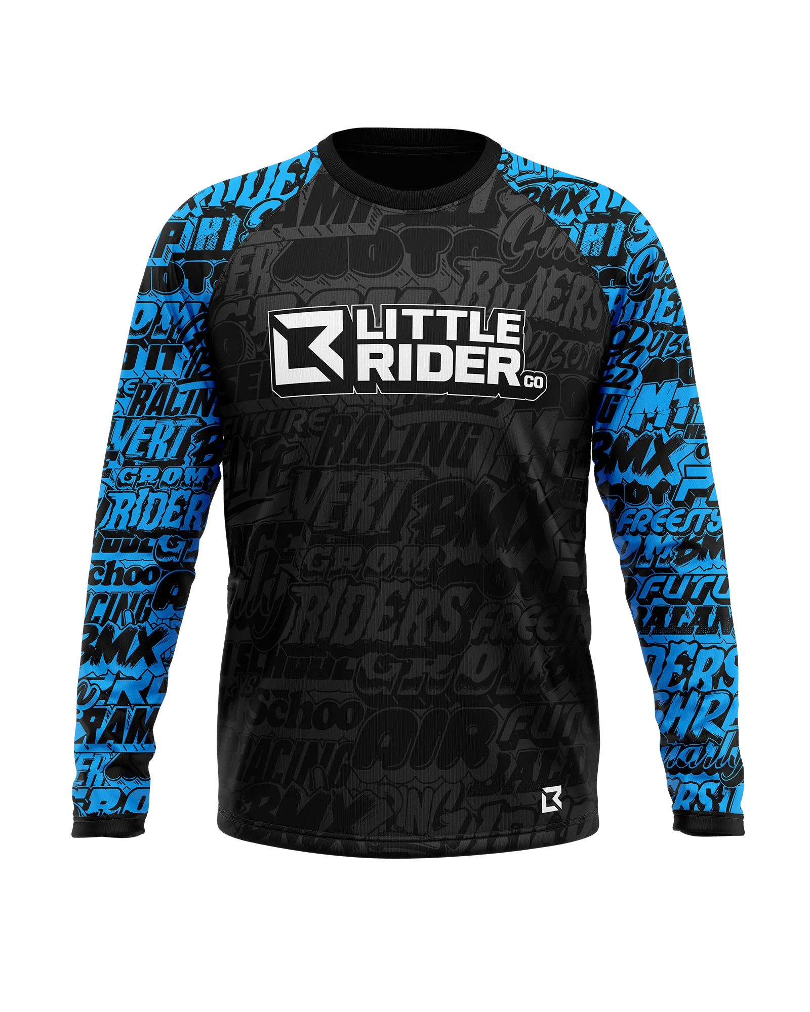 Little Rider Co 'Electric Blue' Jersey - INSPIRE Series Long or Short Sleeve