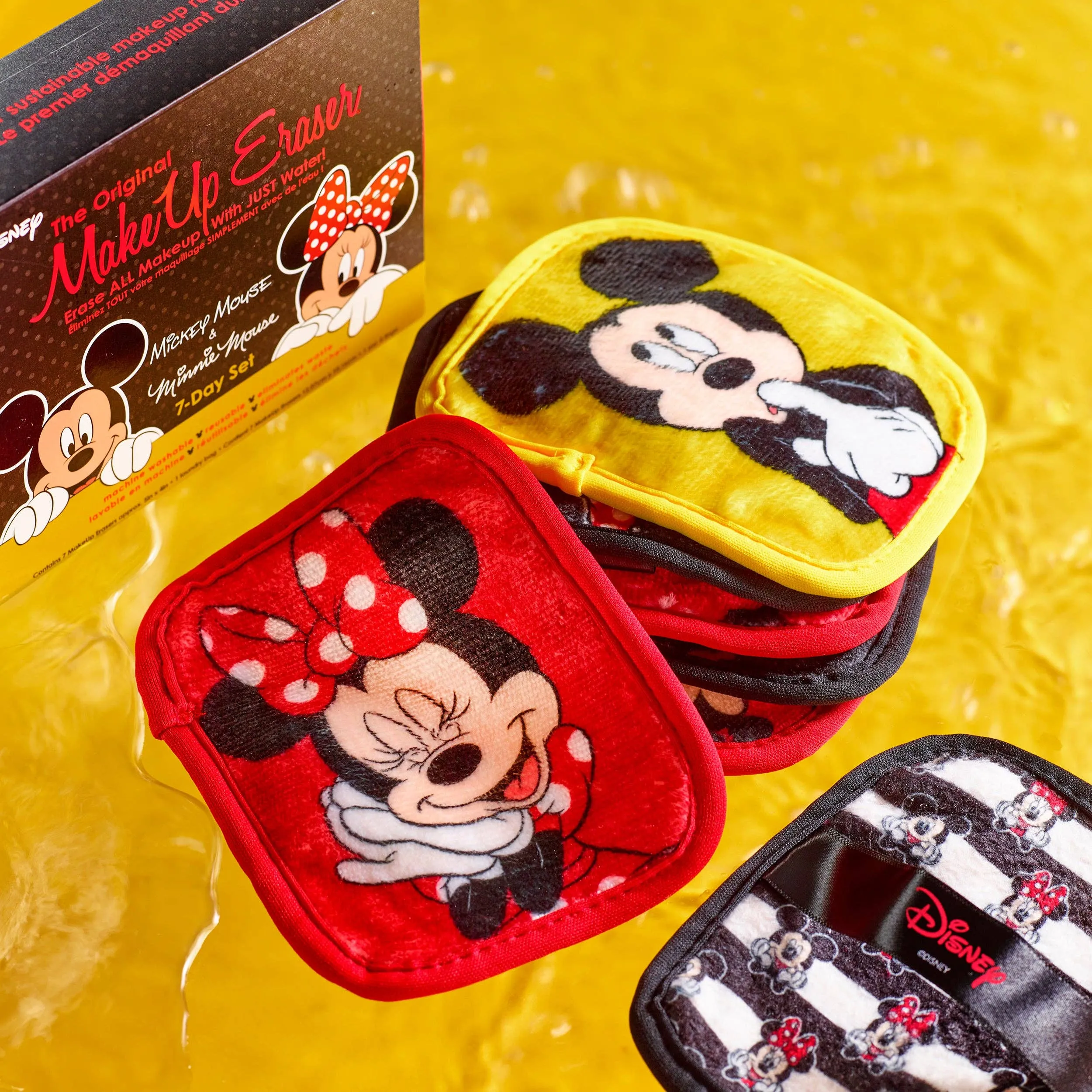 MAKEUPERASER Mickey And Minnie Set Toallas Desmaquillantes 7 Días