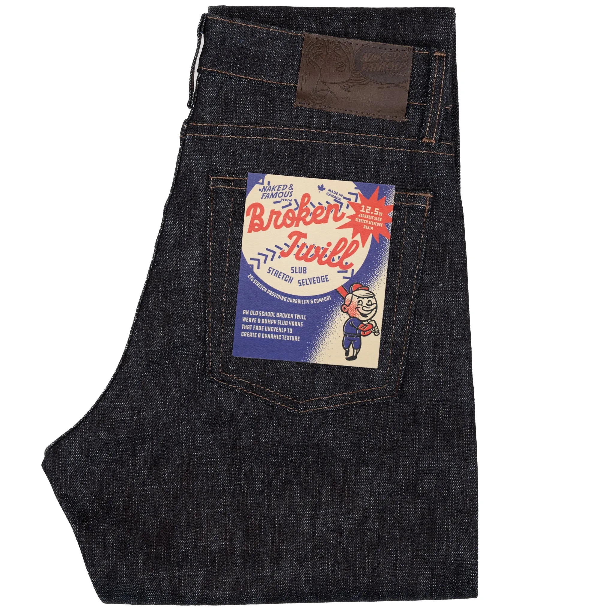 Max - Broken Twill Slub Stretch Selvedge