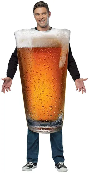 Men's Get Real Beer Pint Halloween Costume