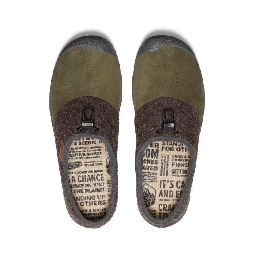 Men's Howser III Slide  |  Dark Brown Felt/Canteen