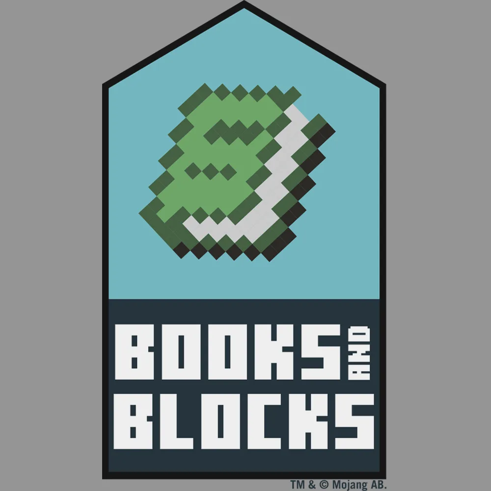 Minecraft Books and Blocks Kids Short Sleeve T-Shirt