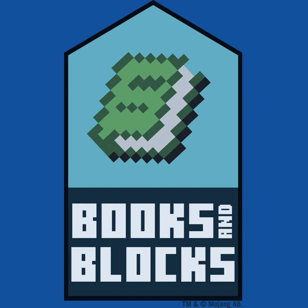 Minecraft Books and Blocks Kids Short Sleeve T-Shirt