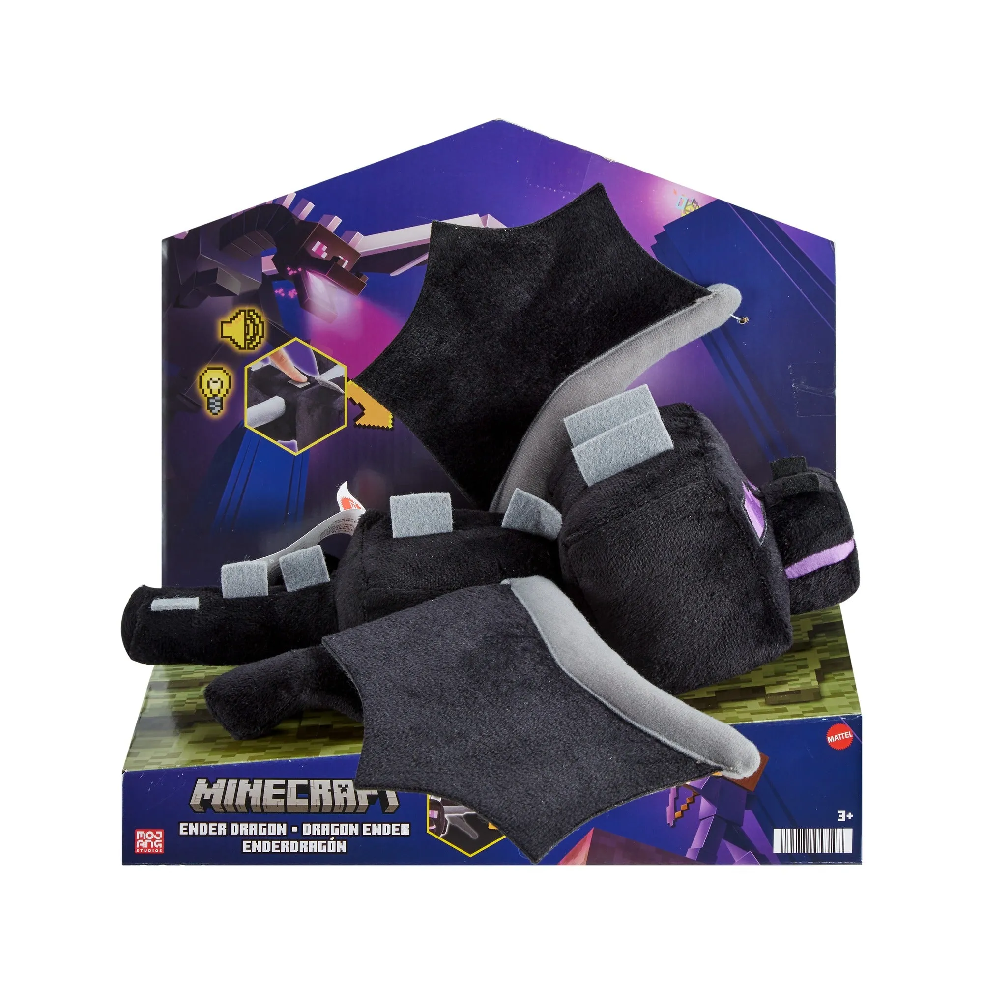 Minecraft Ender Dragon Feature Plush with Lights & Sound