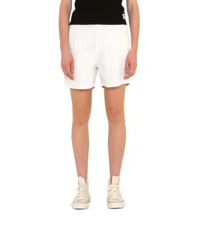 PAULINE PLEAT SHORT - BLEACHED WHITE