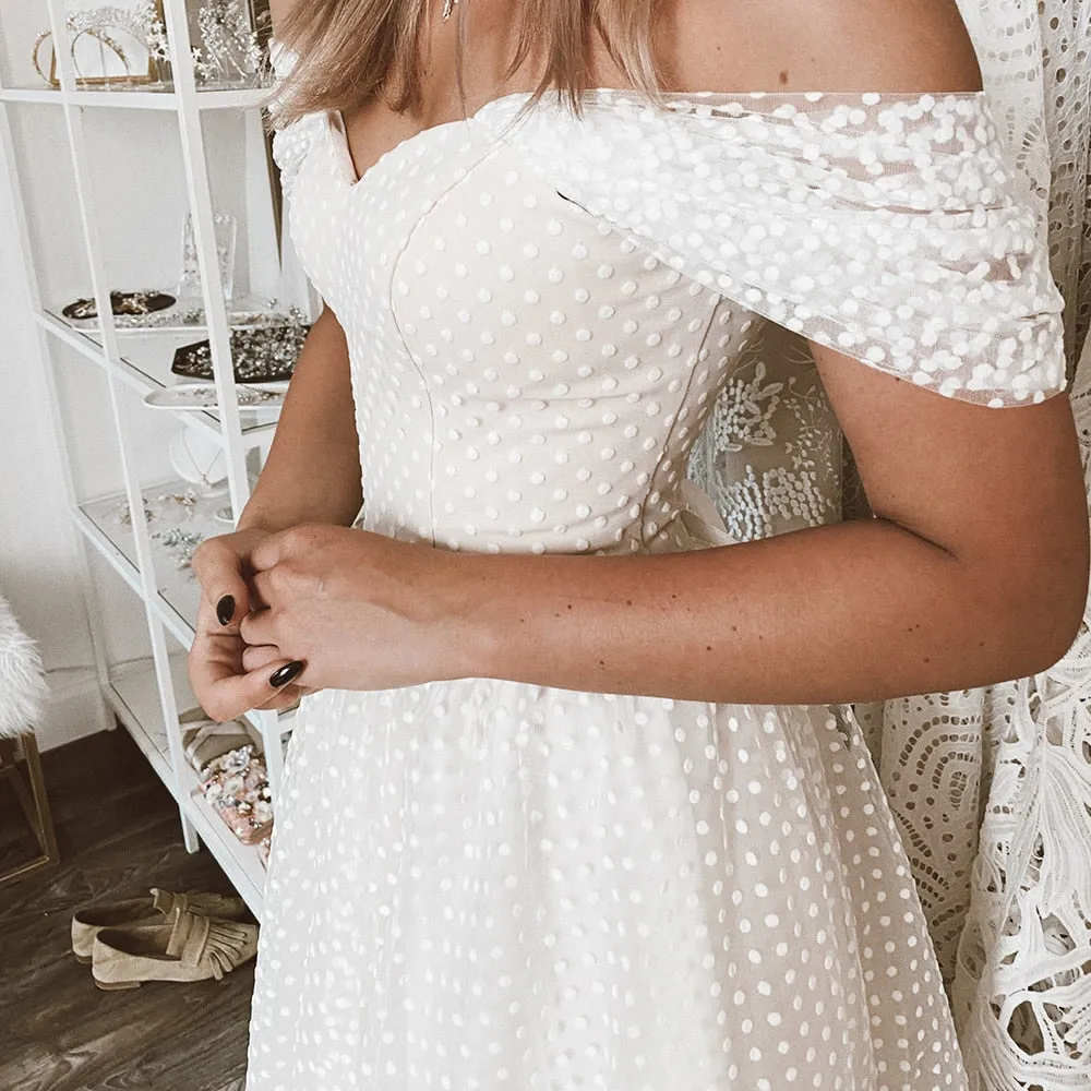 Polka Elegance Tea Dress