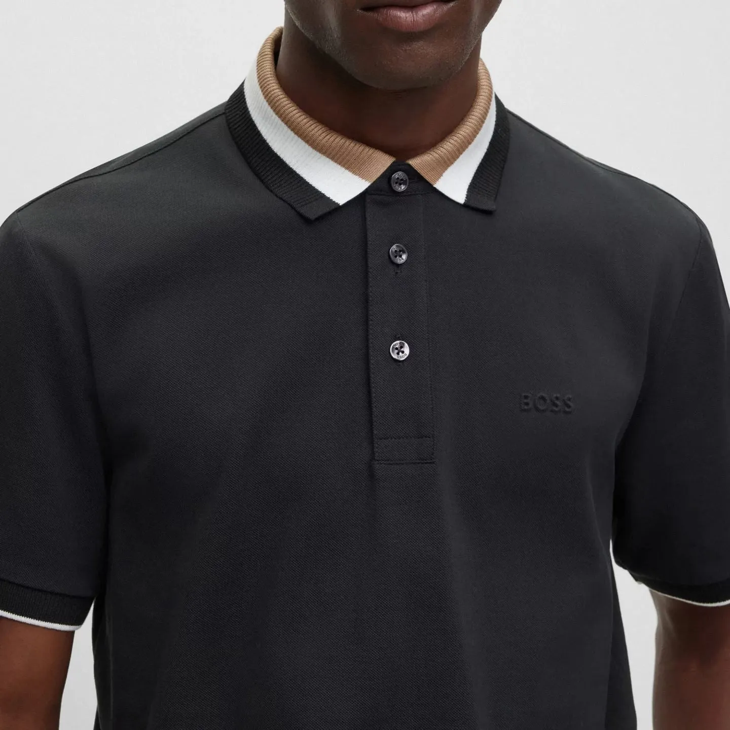 Prout 37 Cotton Jersey Regular Fit Polo Black - W23