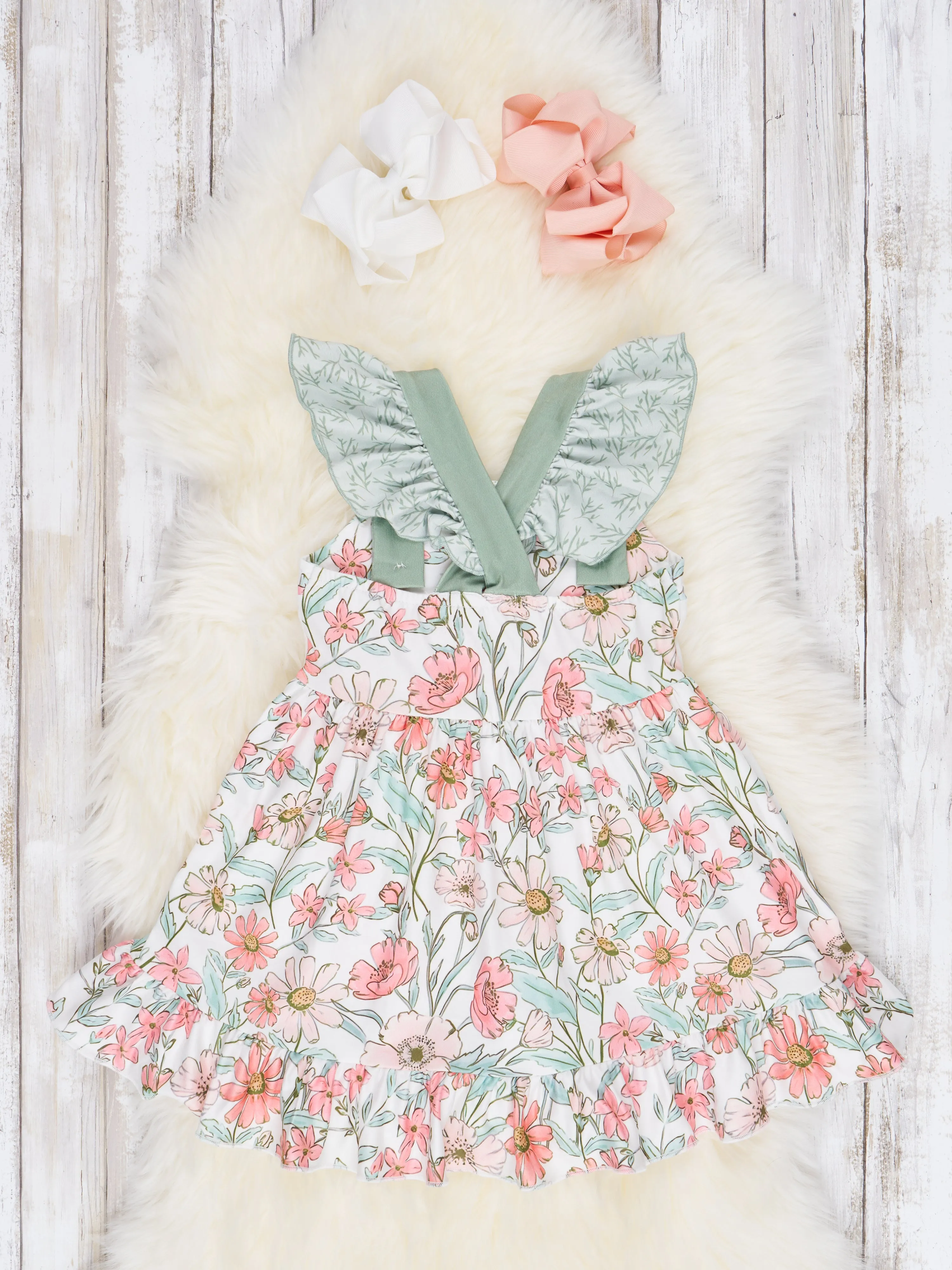 "Love My Aunt" Ruffle Dress