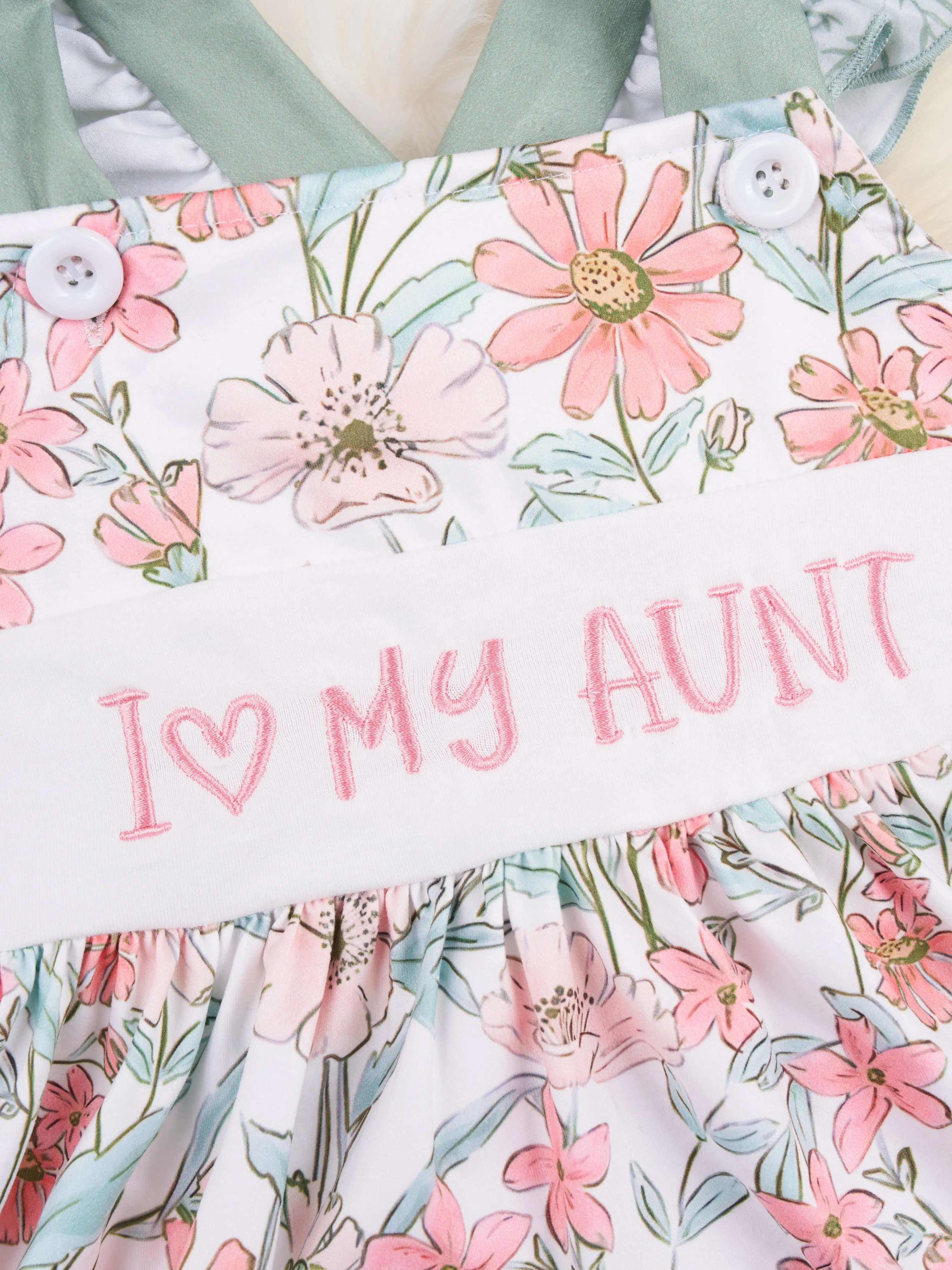 "Love My Aunt" Ruffle Dress