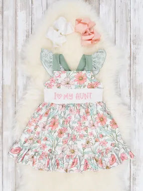 "Love My Aunt" Ruffle Dress