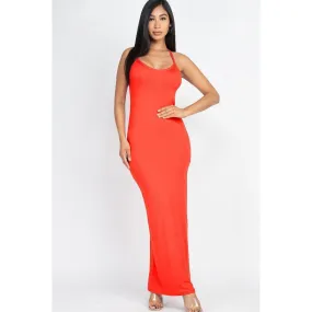 Racer Back Maxi Dress