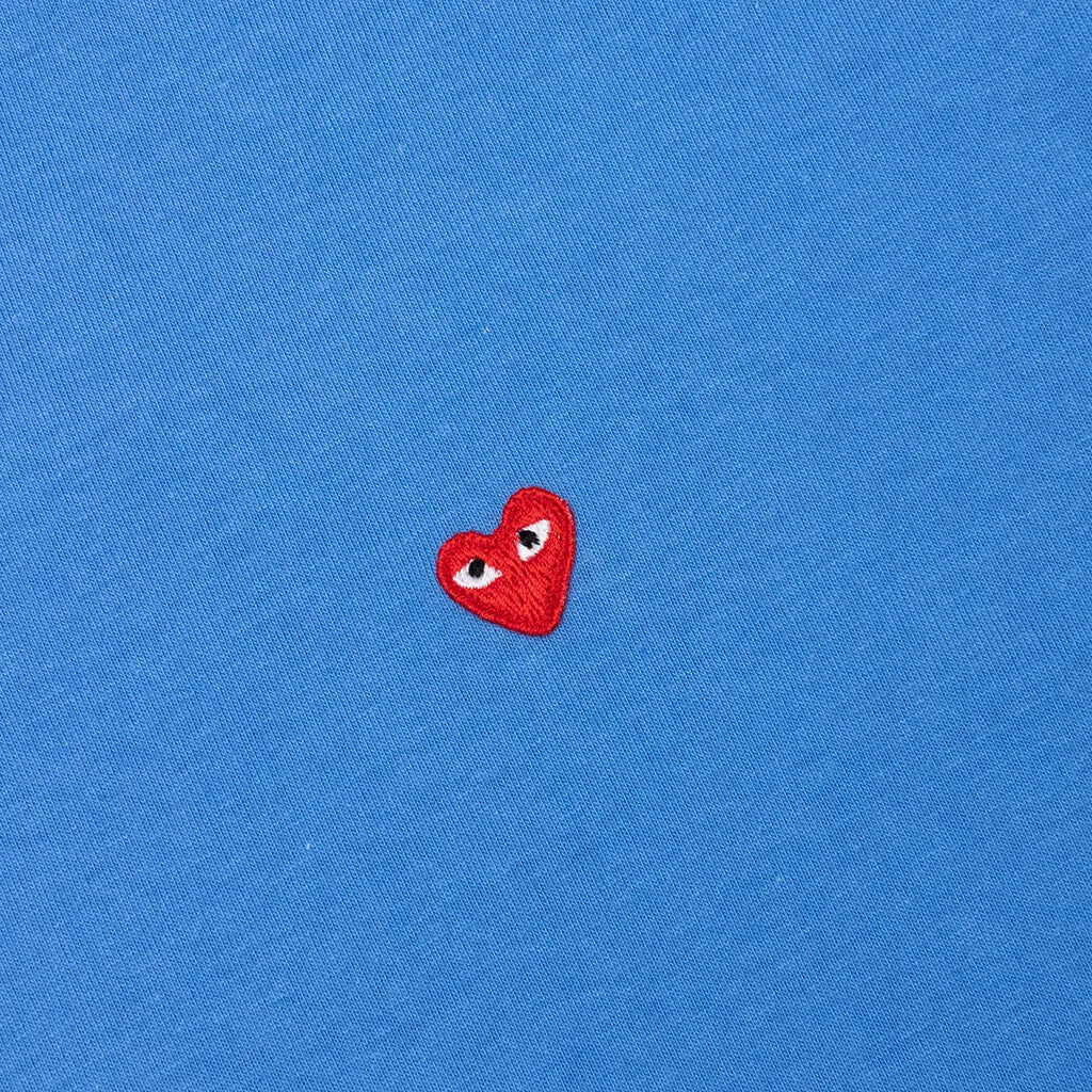 Small Red Heart T-Shirt - Blue