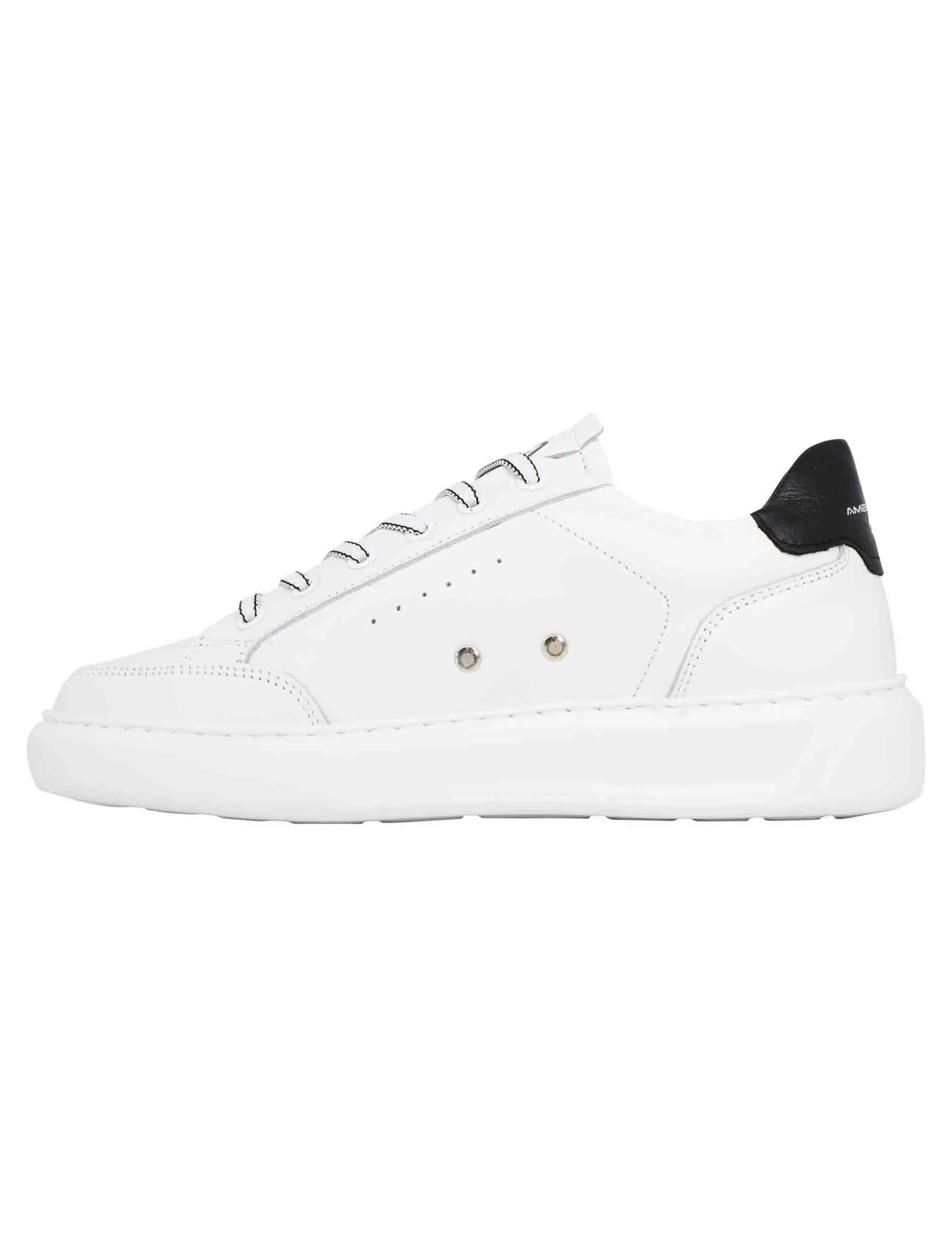 Sneakers uomo Kit in pelle bianca