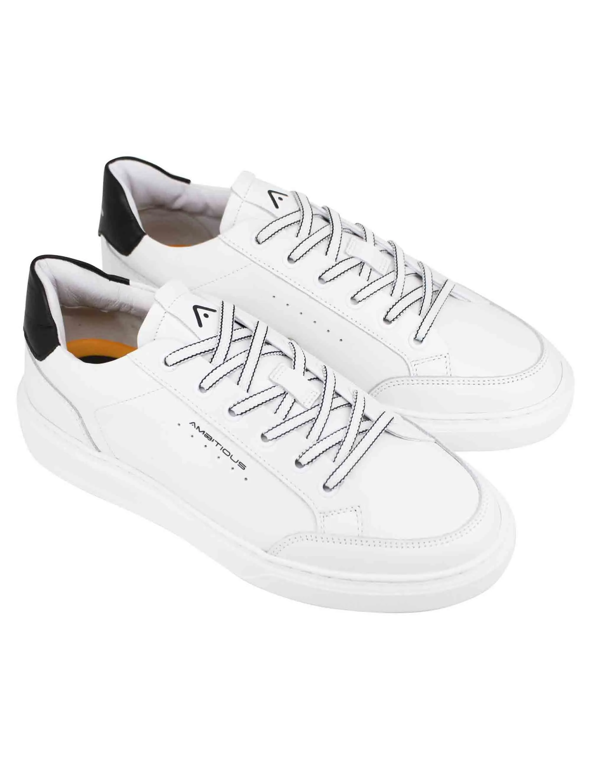 Sneakers uomo Kit in pelle bianca