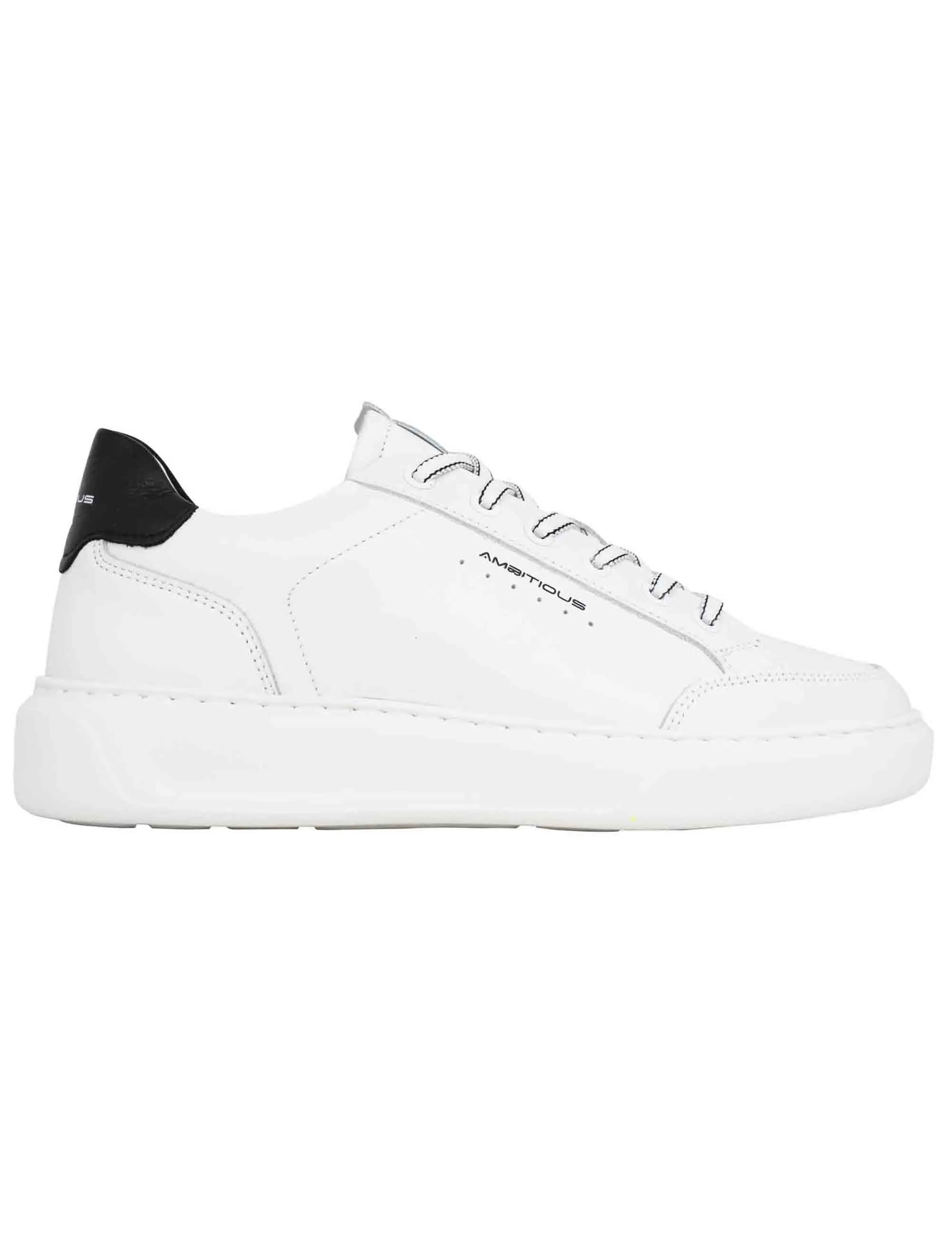 Sneakers uomo Kit in pelle bianca