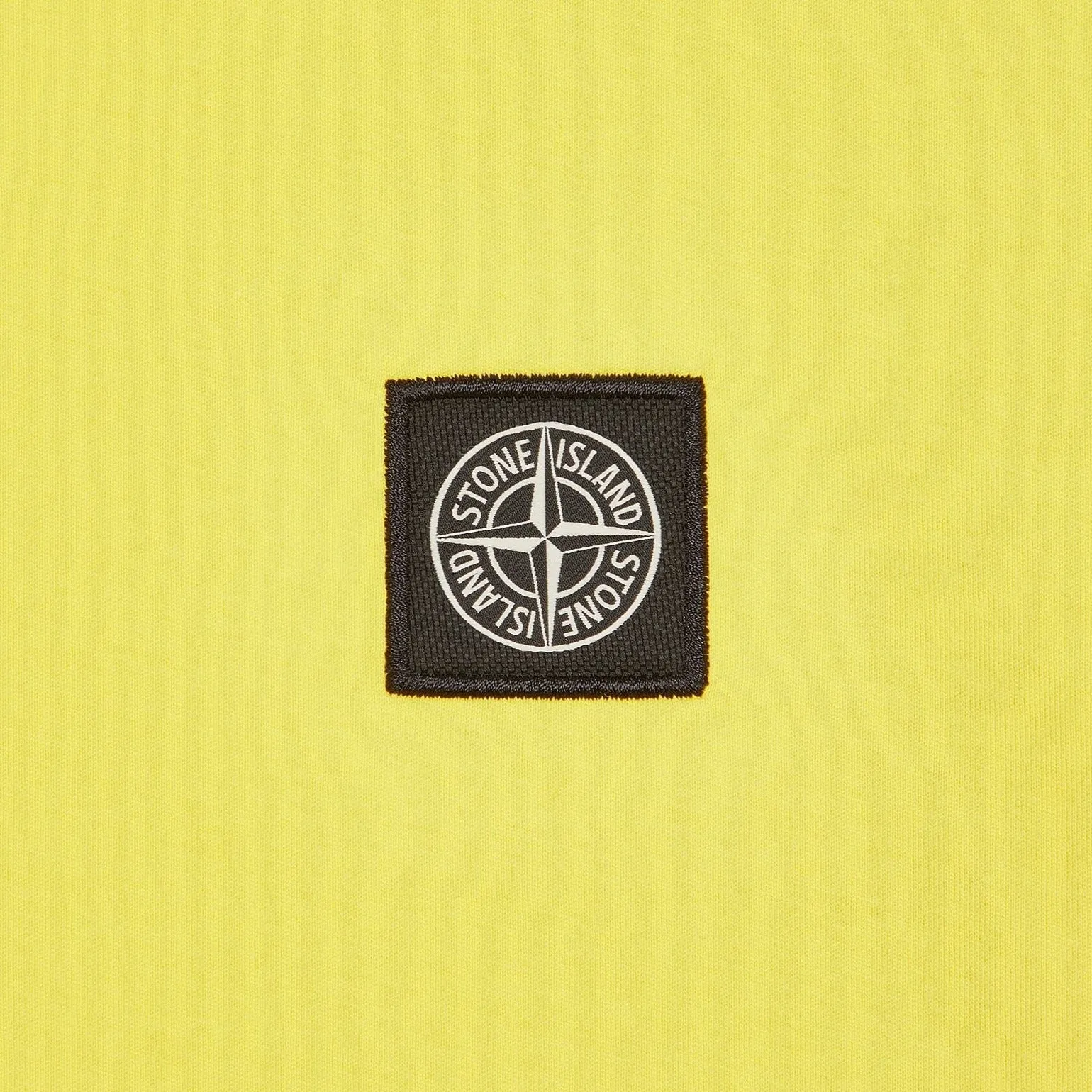 Stone Island Patch Logo T-Shirt Yellow