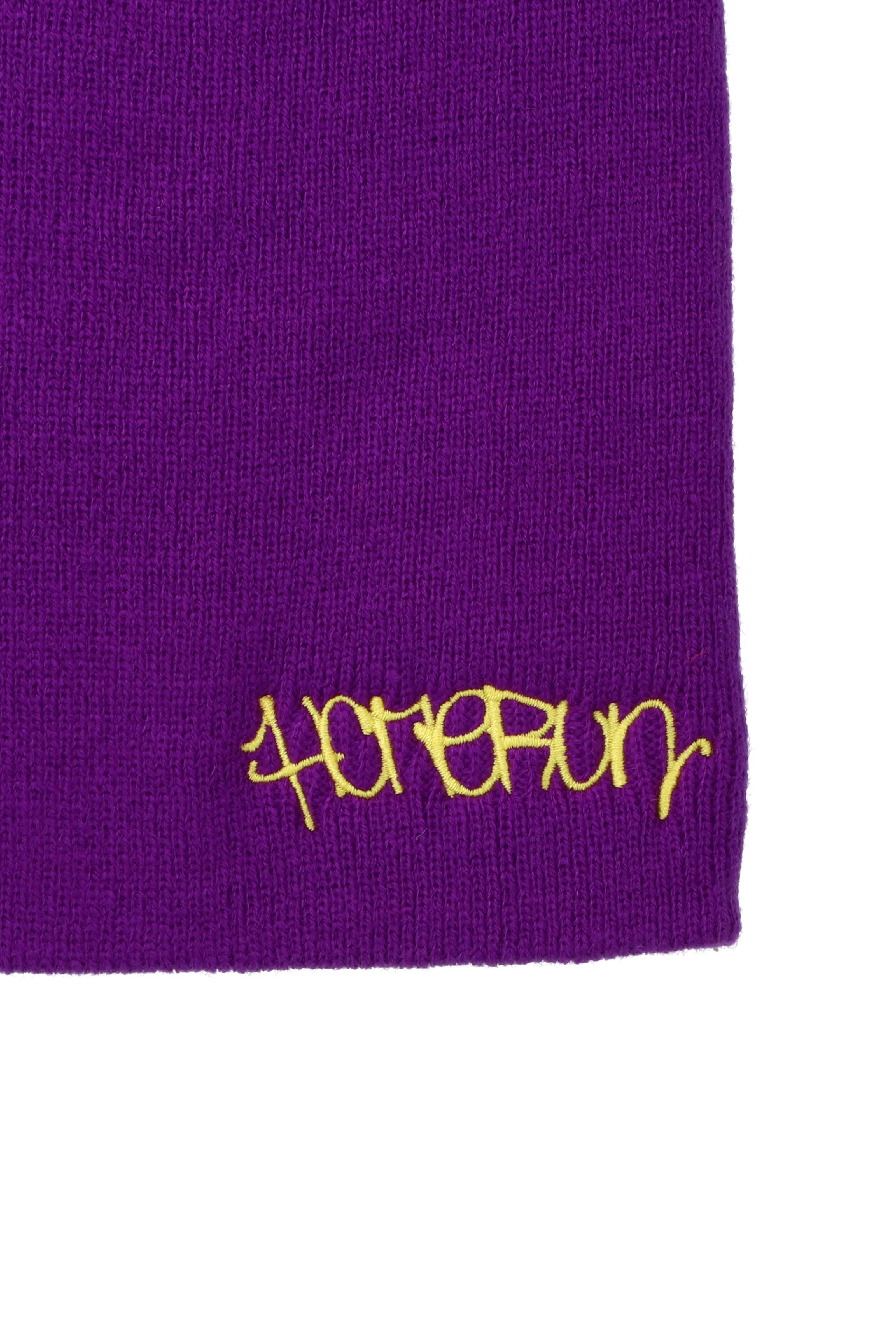 TOMS HAND LOGO BEANIE PURPLE