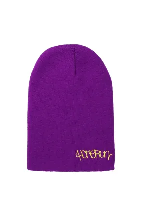 TOMS HAND LOGO BEANIE PURPLE