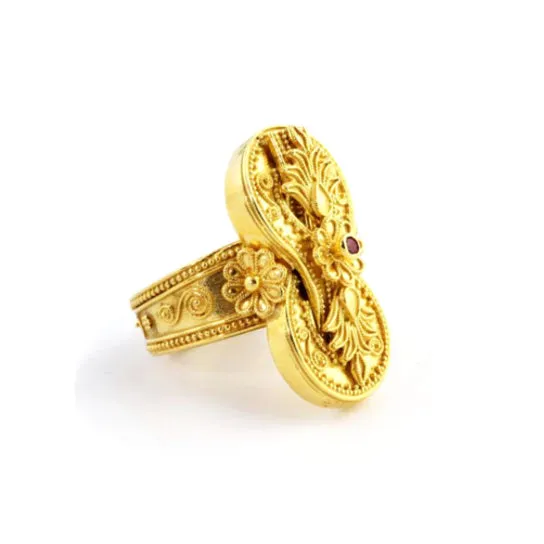 Triumph of Herakles Gold Ring