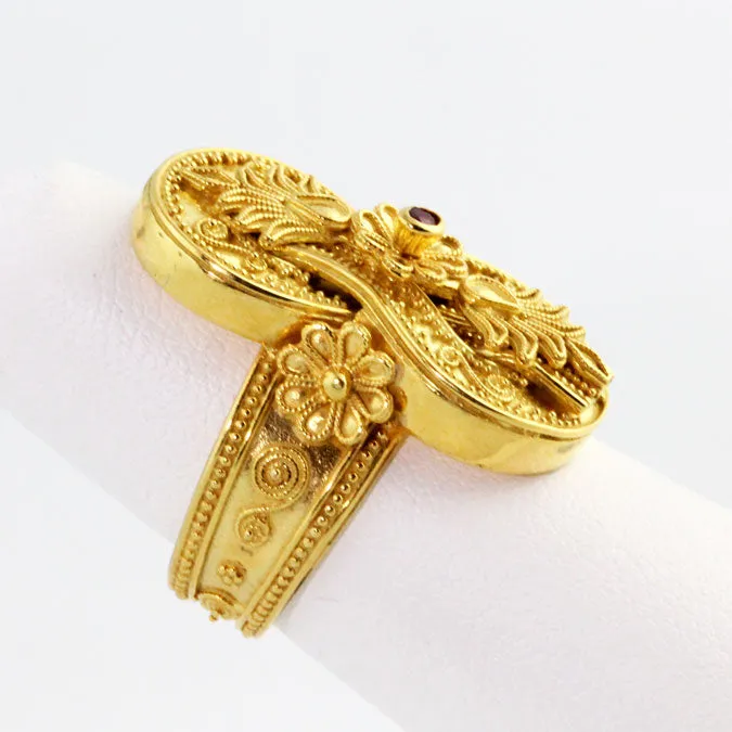 Triumph of Herakles Gold Ring