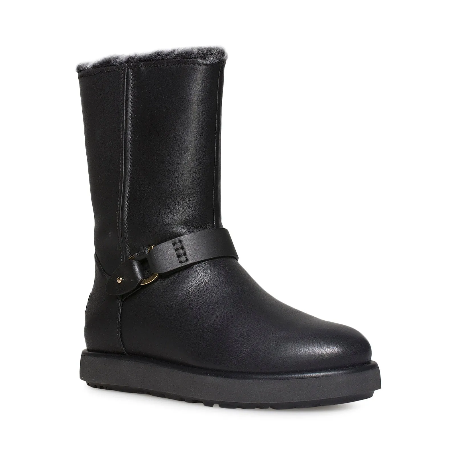 UGG Classic Berge Short Black Boots - Women's