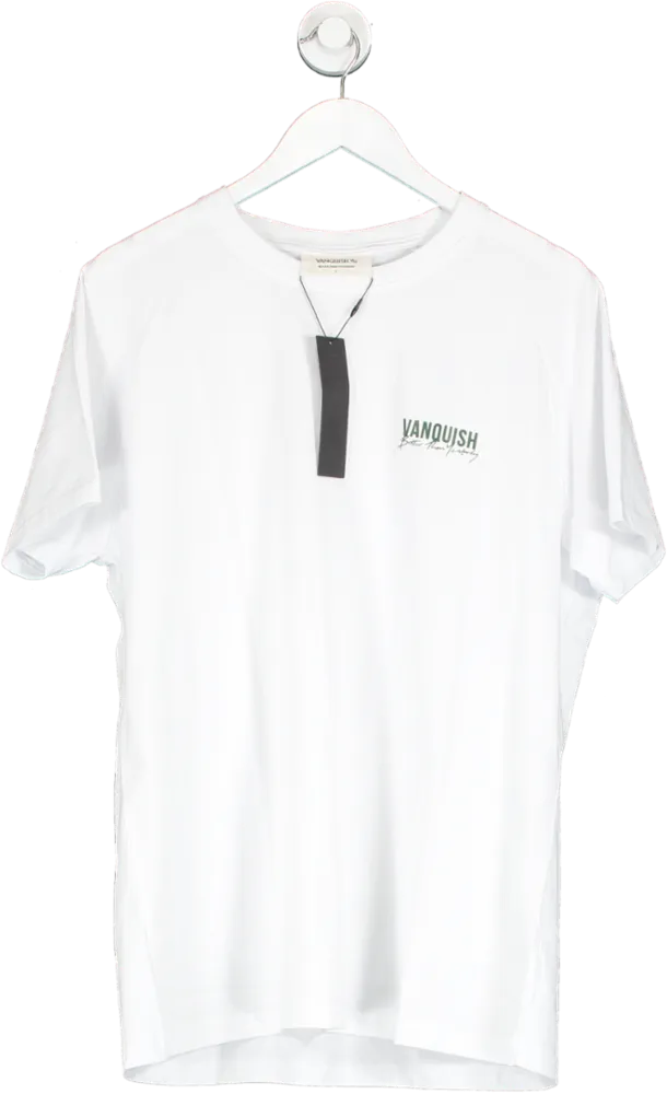 Vanquish White Classic T Shirt UK L