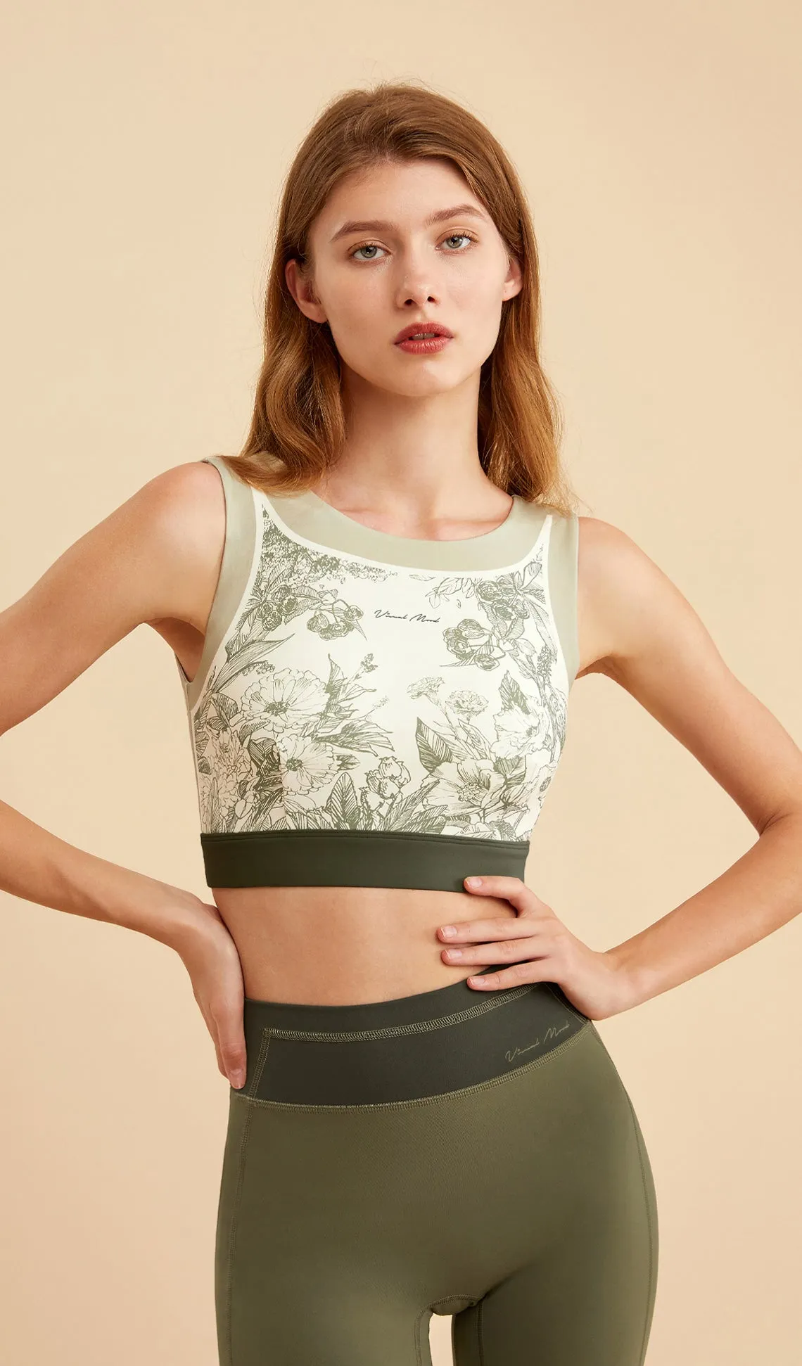 VERTE High-neck Yoga Bra