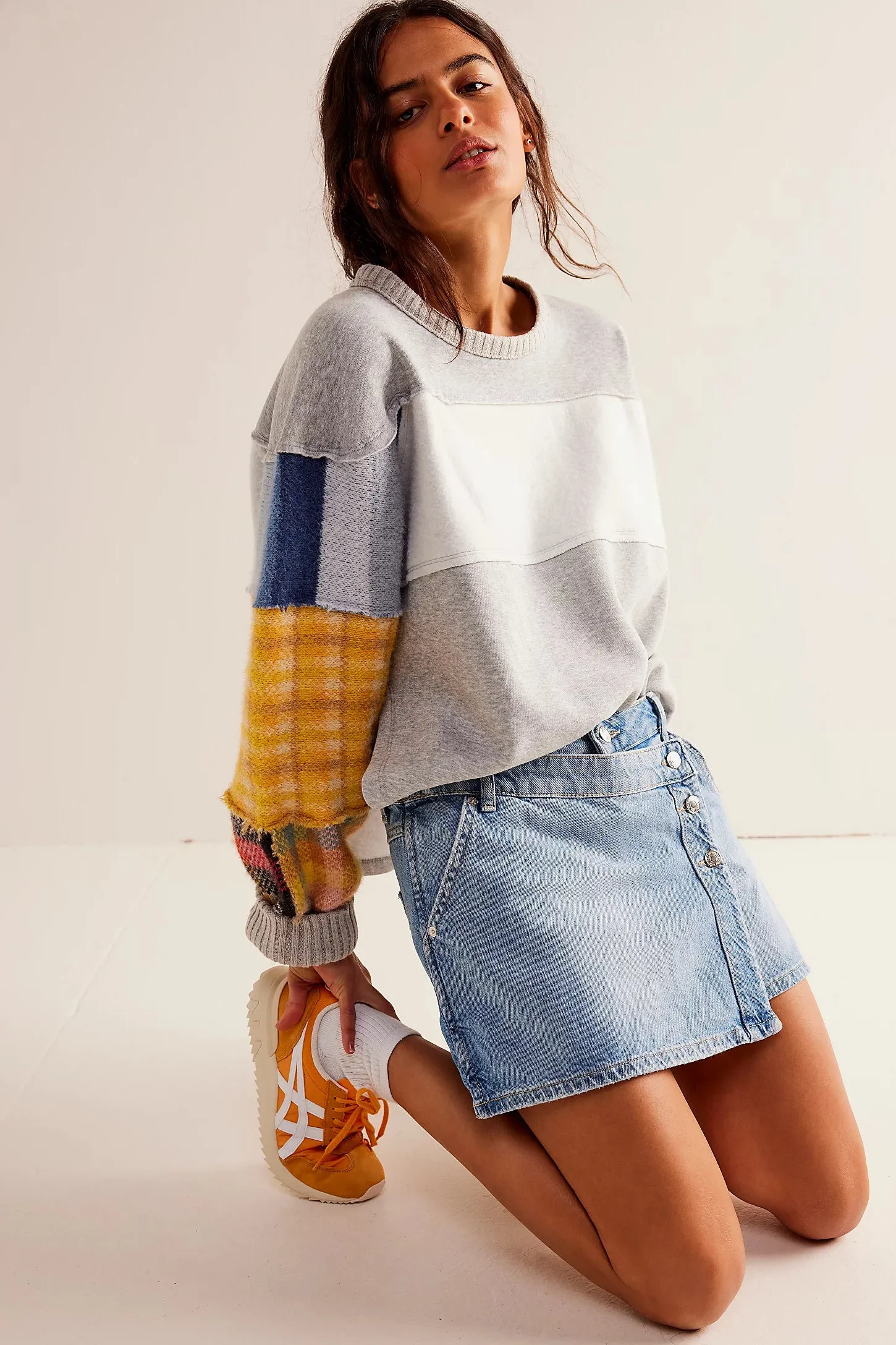 We the Free People Wynne Denim Skirt