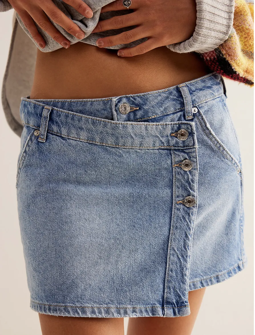 We the Free People Wynne Denim Skirt