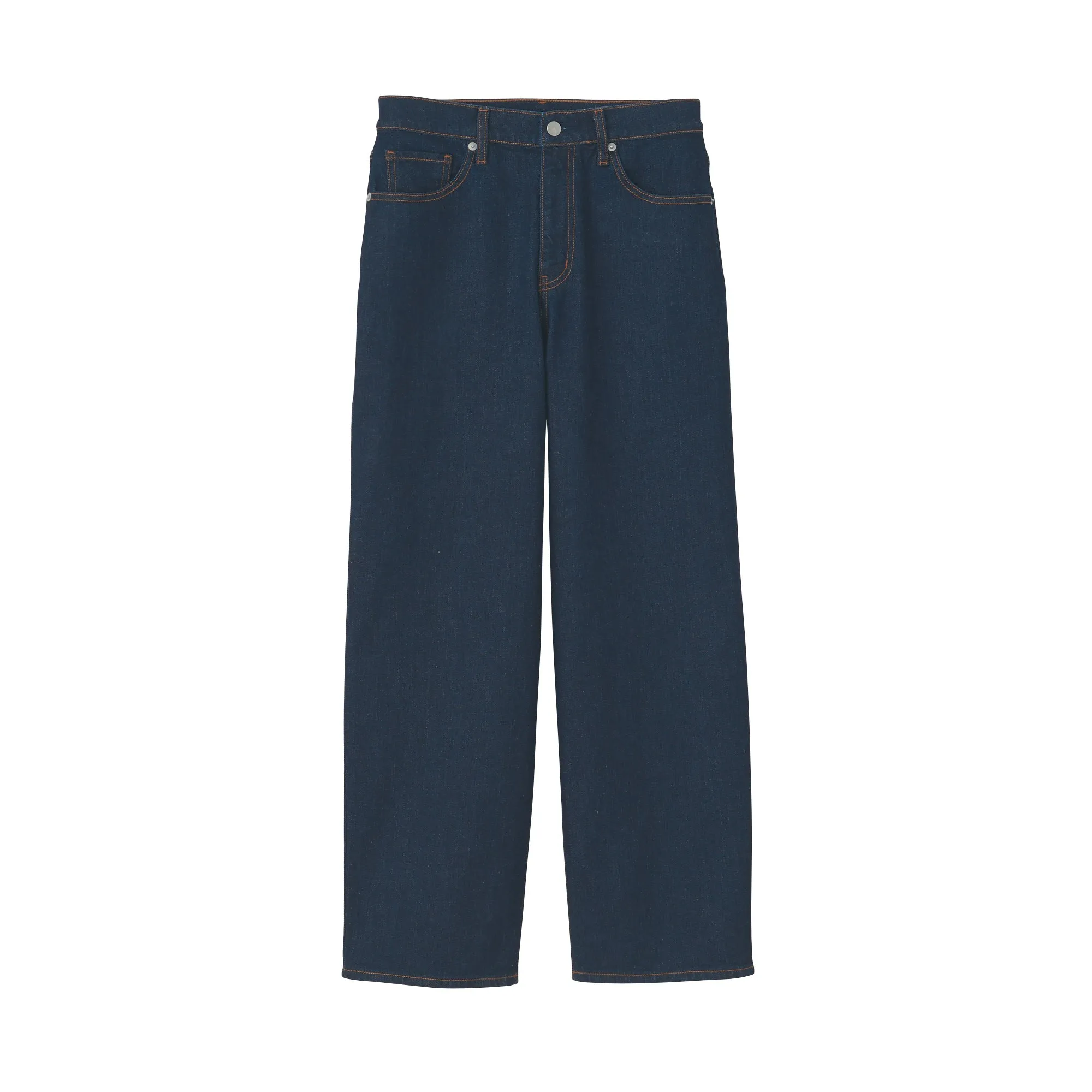 Women's Stretch Denim Relaxed Wide Pants