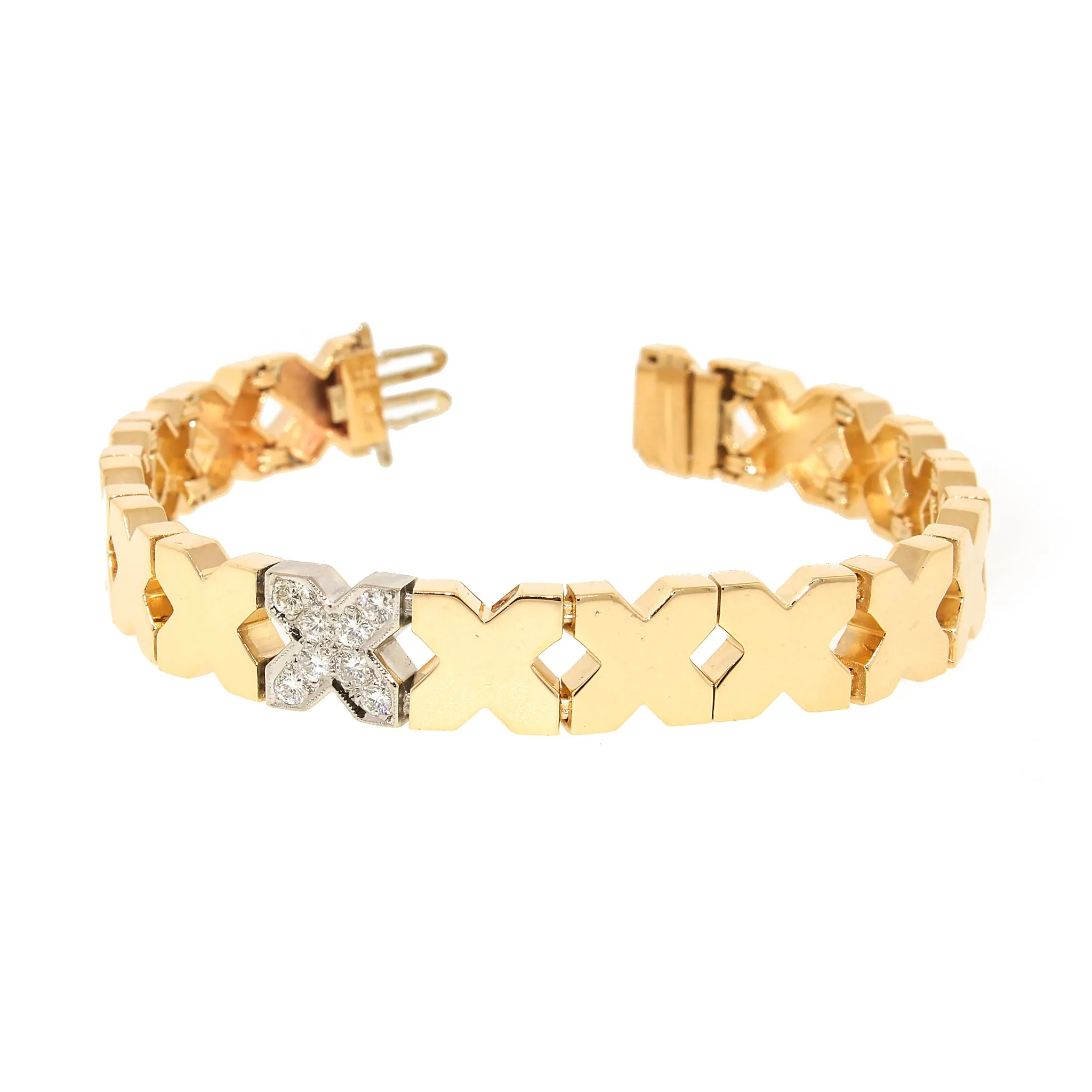 X means Kisses Diamond Bracelet